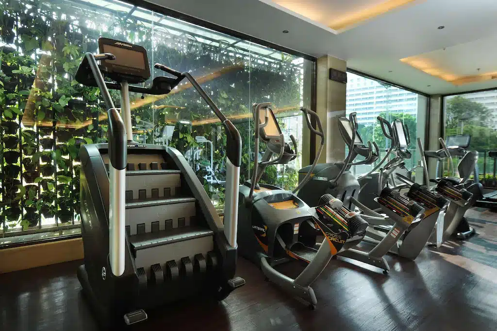Fasilitas Fitness di Hotel Borobudur Jakarta - Hotel Borobudur Jakarta: Harga, Tipe Kamar dan Fasilitas Untuk Liburan Anda - jakartatraveller.com